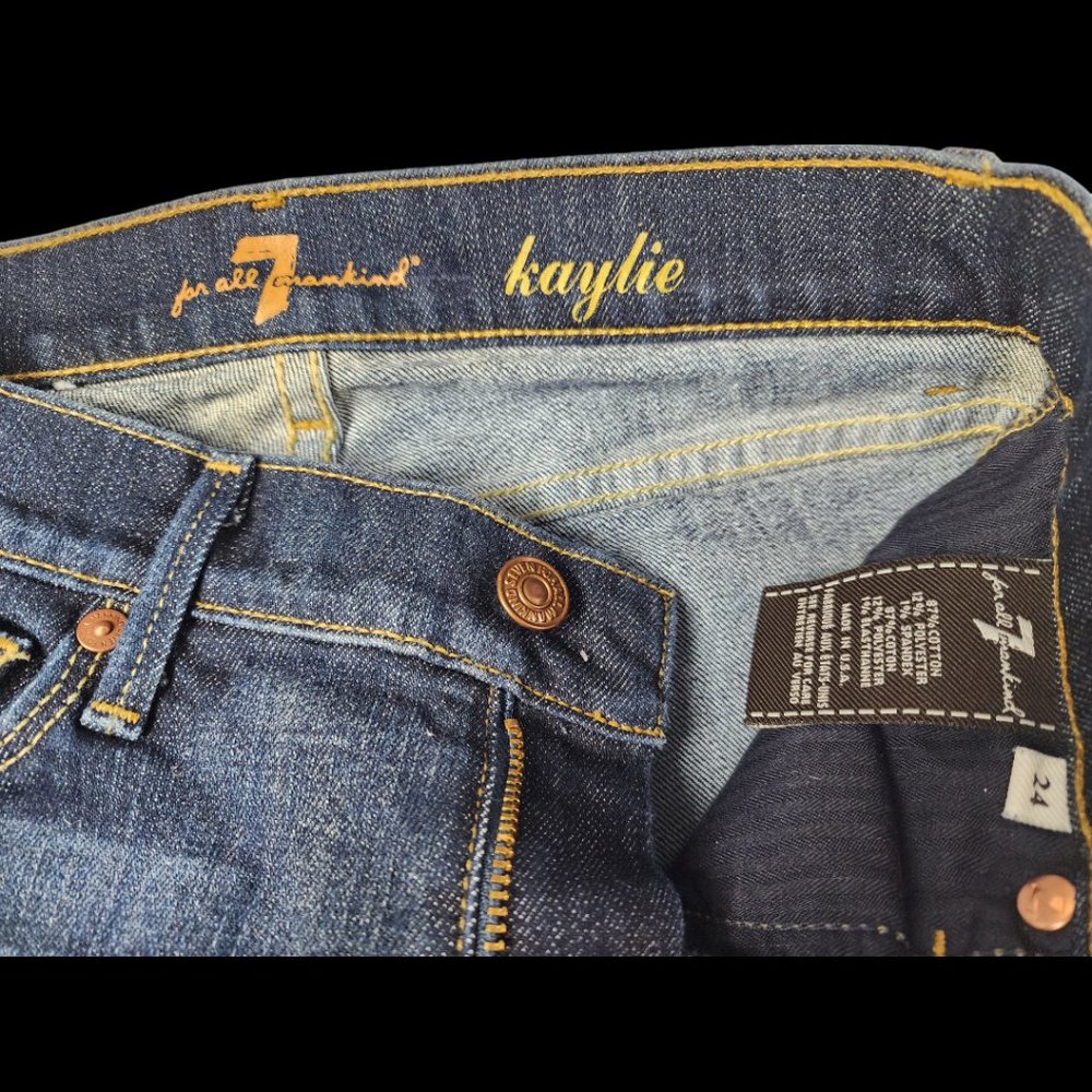 7 For All Mankind Women's Kaylie Slim Fit Jeans - Picture 16 of 16